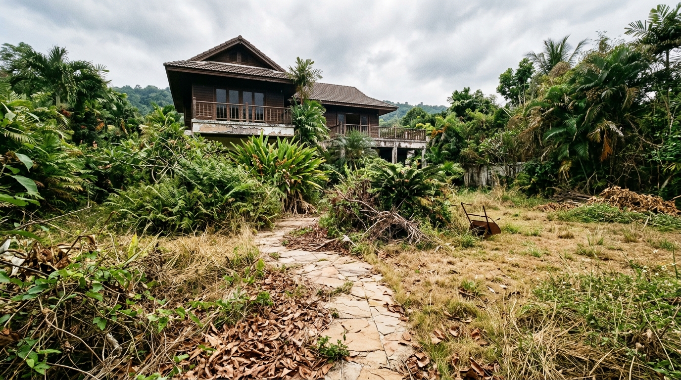 Estate Grounds & Garden — Before