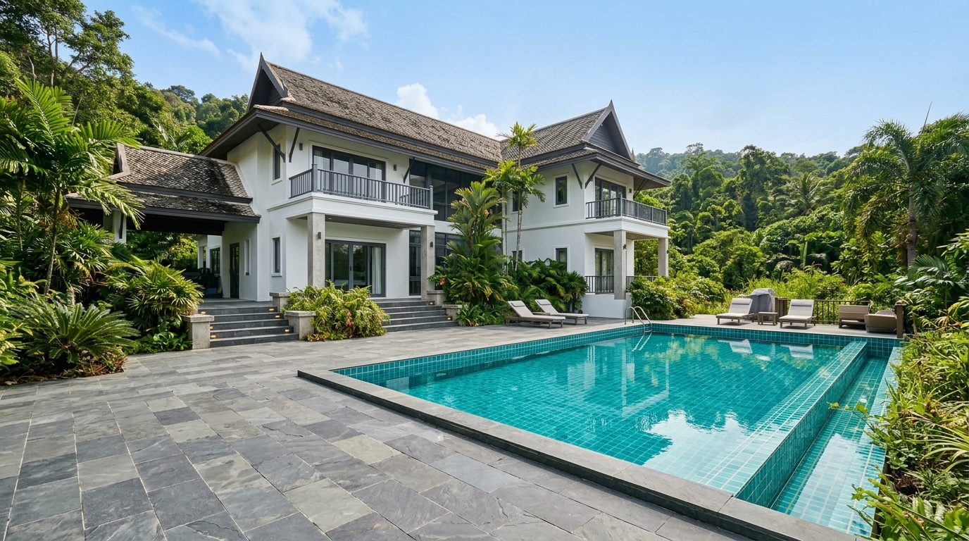 Renovated Modern Villa Exterior
