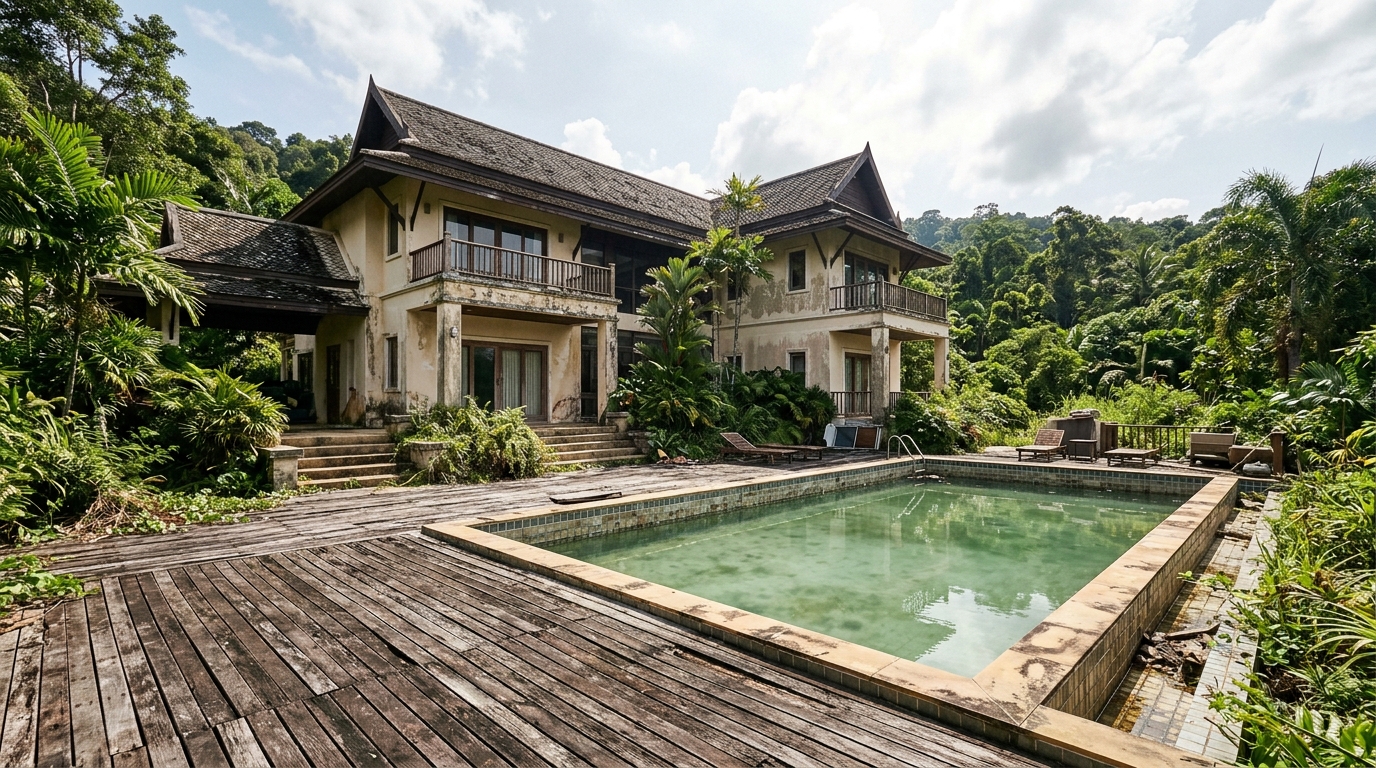 Aged Villa Before Renovation