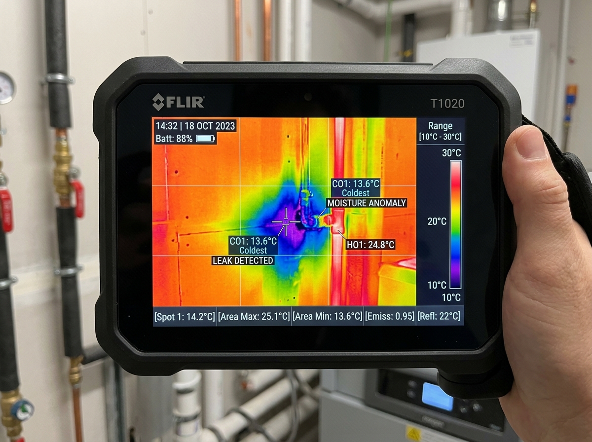 FLIR Thermal Camera Defectoscopy in Action
